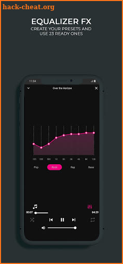 BASS BOOSTER, HEADPHONE BOOSTER, NOISE REDUCER, EQ screenshot