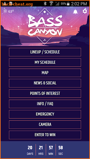 Bass Canyon Festival App screenshot