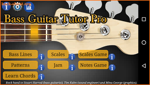 Bass Guitar Tutor Pro screenshot