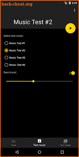 Bass Tester screenshot