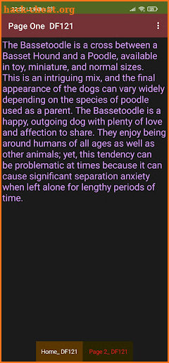 Bassetoodle screenshot