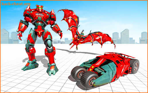 Bat Robot Car transform games screenshot