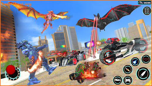 Bat Robot Fighting Game screenshot