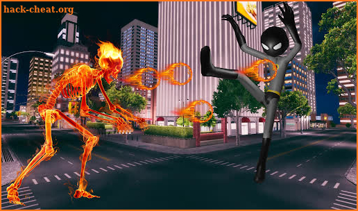 Bat Rope Stickman Superhero : Gangster Mafia screenshot