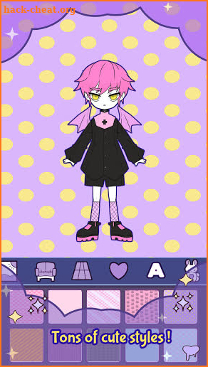 BatDoll Pastel goth dress up boy screenshot