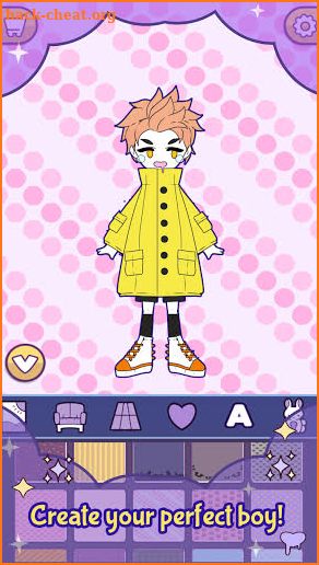 BatDoll Pastel goth dress up boy screenshot