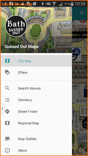 Bath SO Maps Visitor Guide/Map screenshot