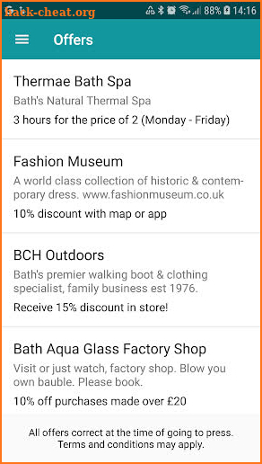 Bath SO Maps Visitor Guide/Map screenshot