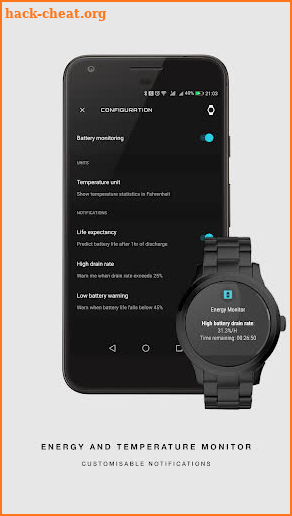 Battery and Charge Monitor for Wear OS screenshot
