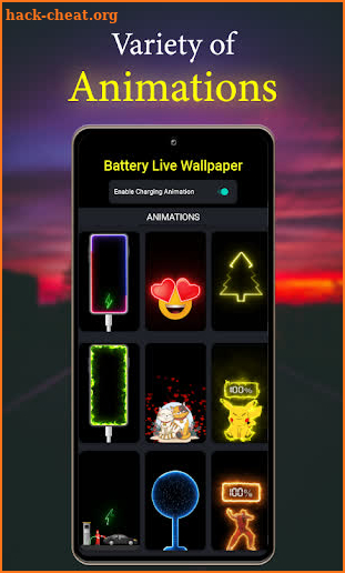 Battery Charging Animation App screenshot