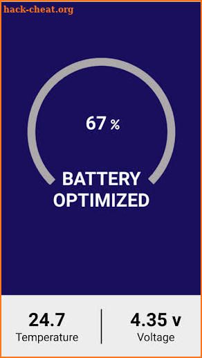 Battery optimizer screenshot