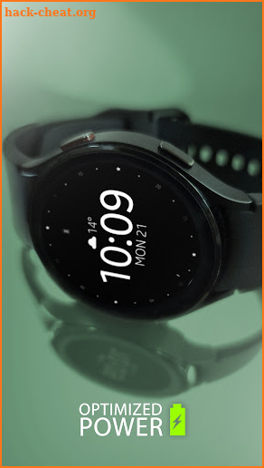 Battery v2 Digital watch face screenshot