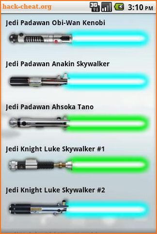 Battery Widget Lightsaber Full screenshot