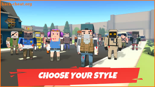 Battle Gun 3D - Pixel Block Fight Online PVP FPS screenshot