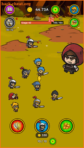 Battle Heroes : Merge Idle RPG screenshot