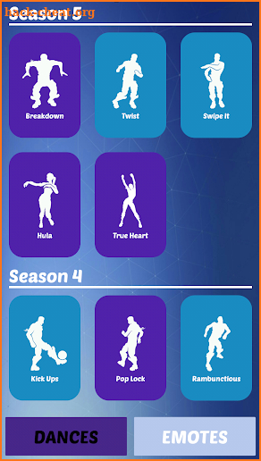 Battle Royale Dance Emotes For Fortnites (Ad-Free) screenshot