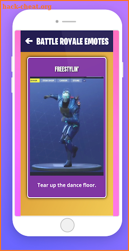 BATTLE ROYALE EMOTES DANCES screenshot