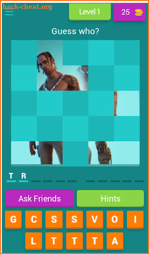 Battle Royale Game quiz guess who? screenshot