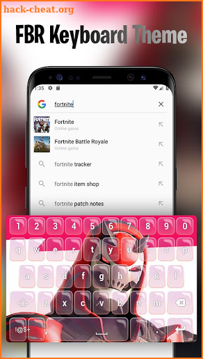 Battle Royale Keyboard Theme for FNBR Season 9 screenshot