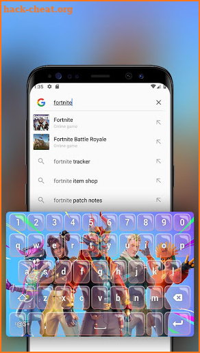 Battle Royale Keyboard Theme for FNBR Season 9 screenshot