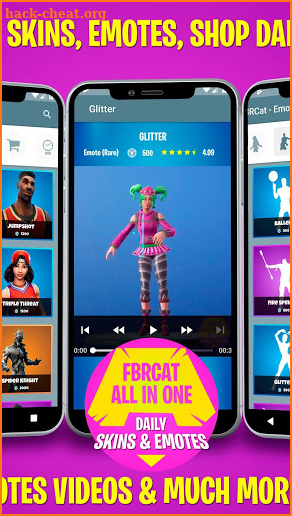 Battle Royale Skins, Emotes & Daily Shop – FBRCat screenshot