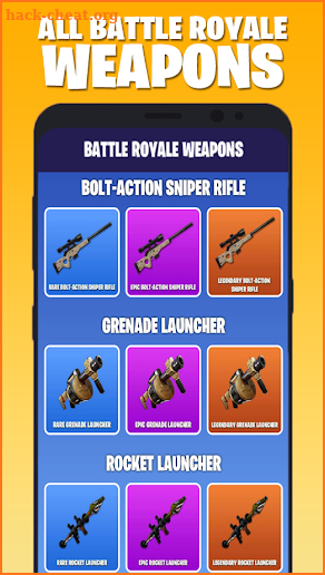 BATTLE ROYALE WEAPONS screenshot