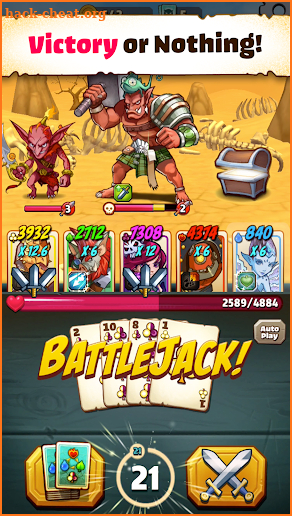 Battlejack: Blackjack RPG screenshot