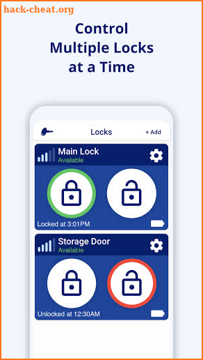 Bauer Smart Lock - Bluetooth screenshot