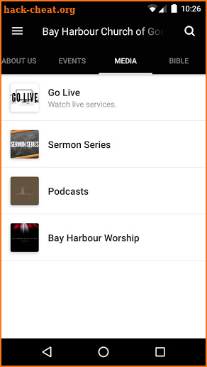 Bay Harbour Church screenshot