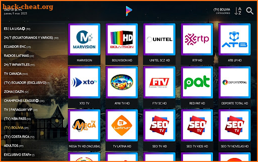 Bay IPTV: official screenshot