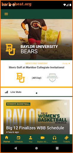 Baylor Sports screenshot