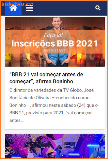 BBB 21 AO VIVO screenshot