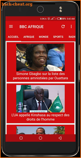 BBC AFRIQUE - Nouvelles exclusive screenshot