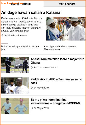 BBC Hausa screenshot