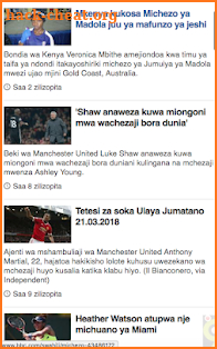 BBC Swahili Dunia screenshot