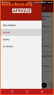 BBCAfrique screenshot