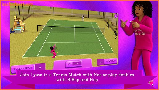 B'Bop and Friends 3D Tennis Game screenshot