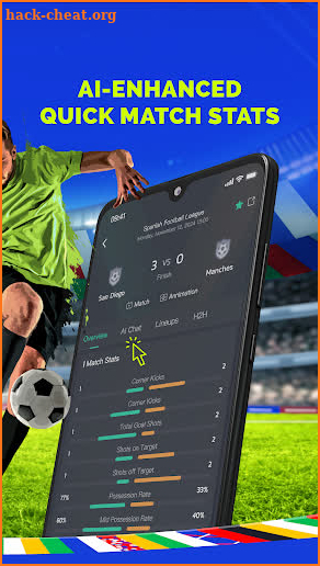 BBScore AI Football Live Score screenshot