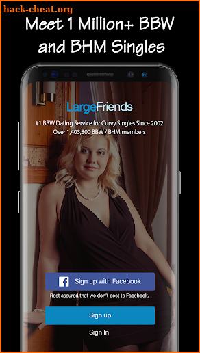 BBW Dating & Curvy Singles Chat- LargeFriends screenshot