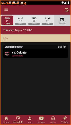 BC Athletics screenshot