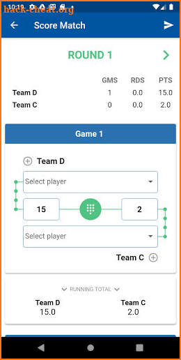 BCAPL Scoring App screenshot