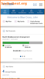 BCBSMA MyBlue Member App screenshot