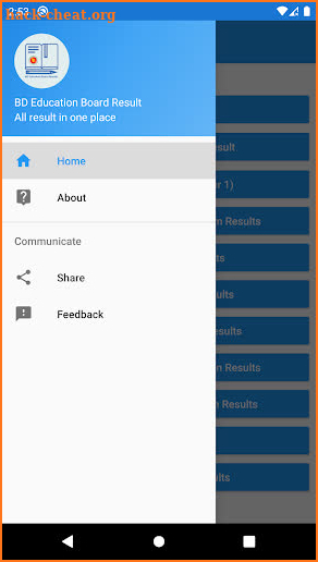 BD Education Board Result screenshot