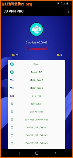 Bd vpn pro screenshot