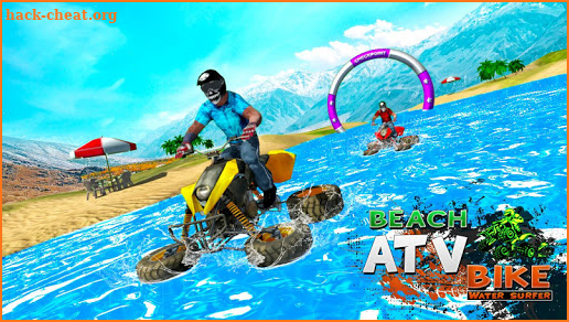 Beach ATV Bike Water Surfer Racer screenshot