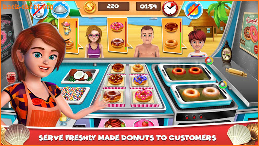 Beach Food Truck - The kitchen Chef’s Cooking Game screenshot