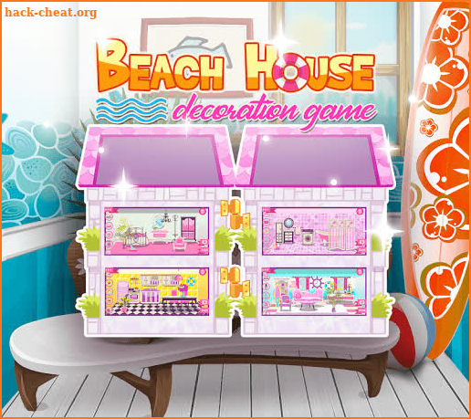 Beach House Design Games screenshot