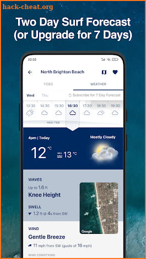 Beach Tides & Weather screenshot