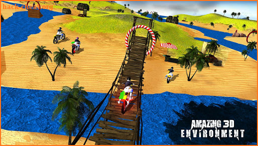 Beach Water Surfing Games: Bike Race screenshot