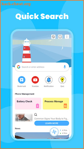 Beacon Browser screenshot